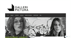Desktop Screenshot of galleripictura.se