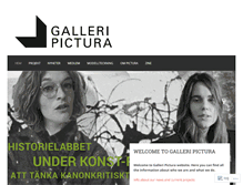 Tablet Screenshot of galleripictura.se